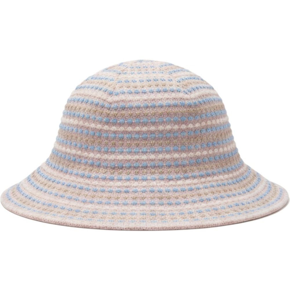 Kangol Polyester Bubble Bell Bucket Hat Pink Blue Knit 1947BC02 SM
